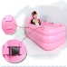 Bathtubs Freestanding Thickening Inflatable Bath tub Folding Bath tub Bath tub Bath tub Adult tub (Color : Pink  Edition : Hand Pump) - B07H7K6V9Q